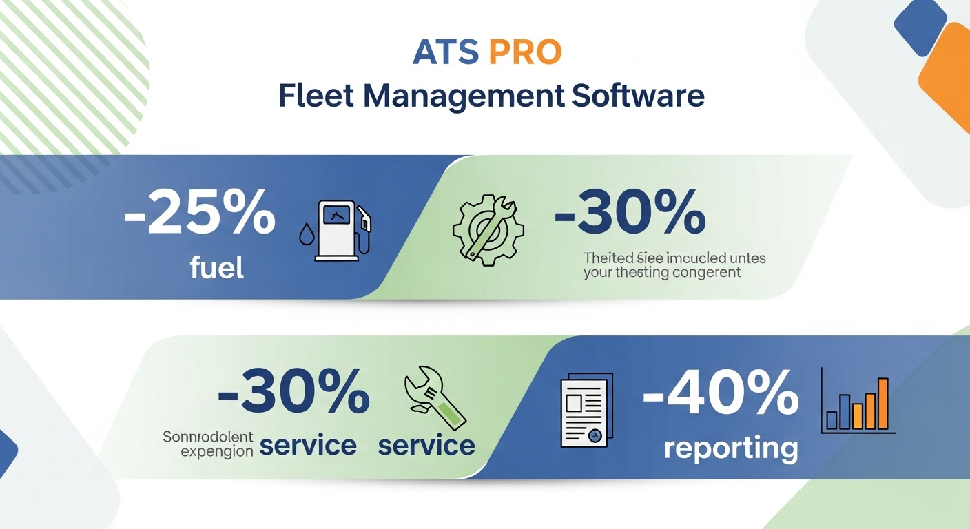 Yakıt, servis ve raporlama kazanımlarını gösteren grafikler