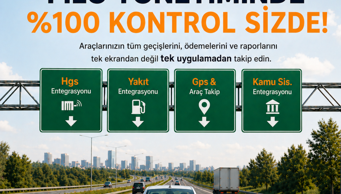 ATS PRO Filo Yönetimi Yazılımı ile HGS entegrasyonu, yakıt entegrasyonu, GPS araç takip ve kamu sistemleri entegrasyonlarını tek platformda yönetin.