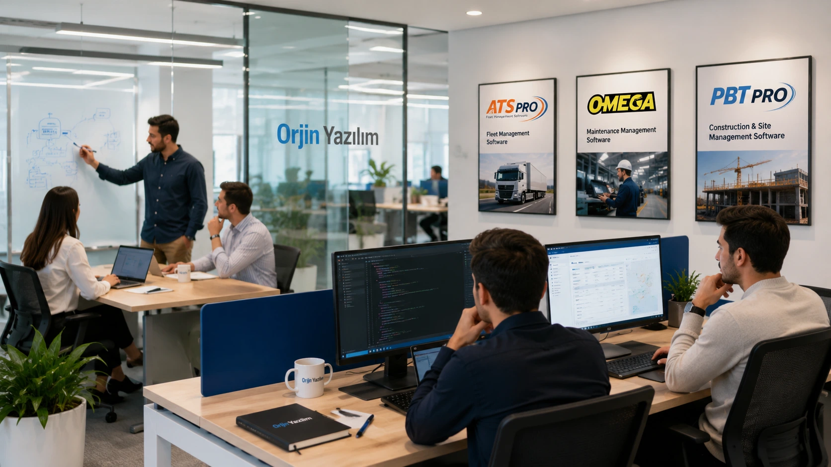 Orjin Yazılım ATS PRO PBT PRO O-MEGA kurumsal yazılım ürün ailesi