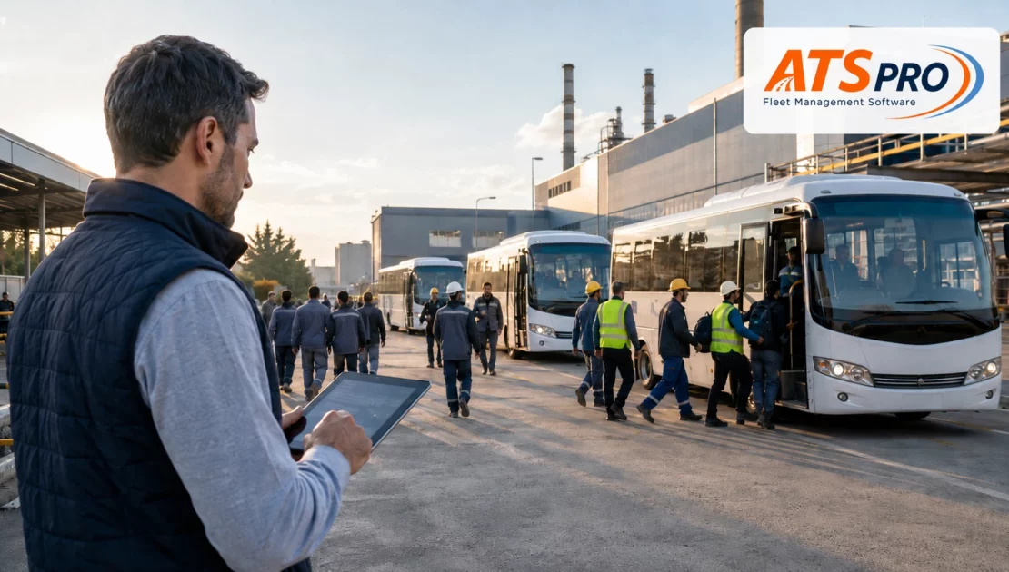 ATS PRO personel taşımacılığı yönetimi ile servis operasyonlarının dijital takibi